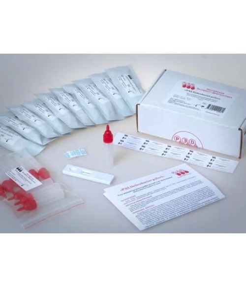 Экспресс-тест для выявления антигенов Helicobacter pylori РЭД в кале 10 шт Экспресс-тест для выявления антигенов Helicobacter pylori РЭД в кале 10 шт